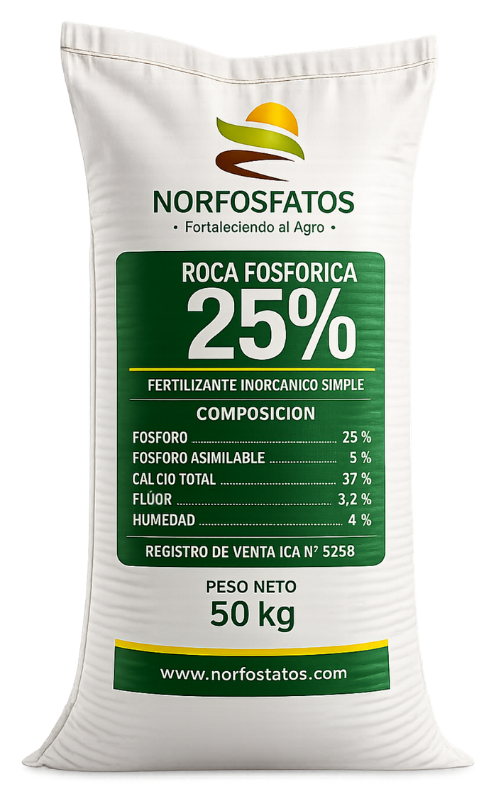 Roca Fosfórica 25 por ciento