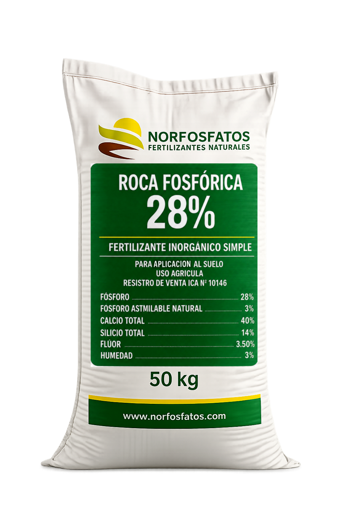Costal de Roca Fosfórica 28 %